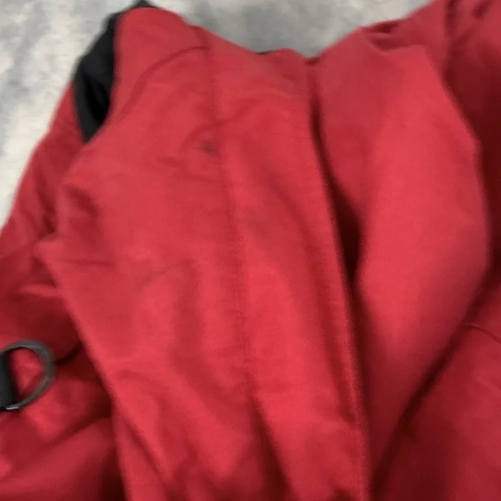 The North Face Extreme Gear Ski Pants Red Black Vintage Mens Snow Trousers‎ 90s